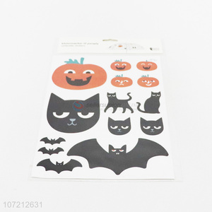 Hot selling Halloween decoration Halloween cartoon pvc window stickers