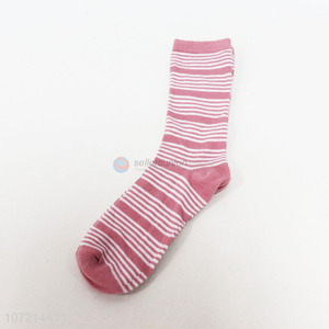 Promotional cheap women winter warm polyester ankle socks crew socks