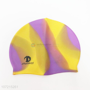 Good quality fashion silicone swimming cap <em>swim</em> cap for promotions