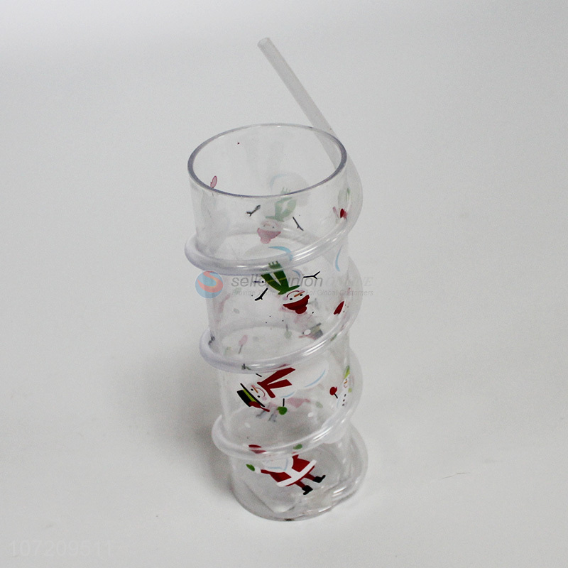 Fashion new arrival clear glass cup with straw - Sellersunion Online