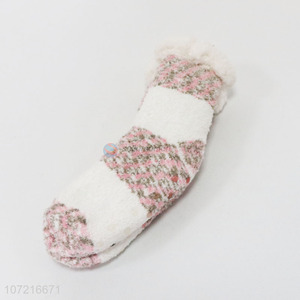 New selling promotion winter warm women indoor slipper socks