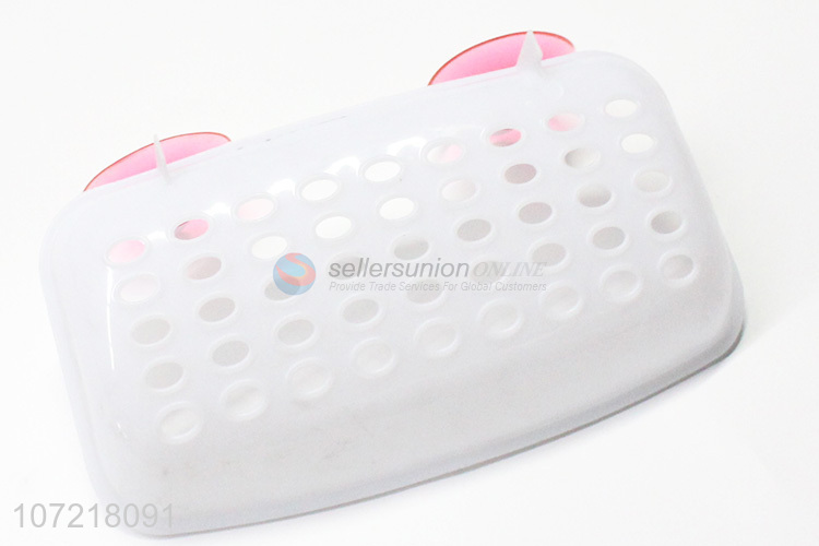 Best sale exquisite plastic soap dish soap box with suction cup