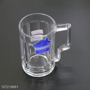 Creative Design Clear Glass Cup Tempered Glass Cup With Handles