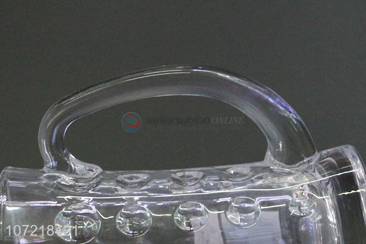 Best Price Eco-Friendly Beer Cup Clear Drinking Glass Mug With Handle