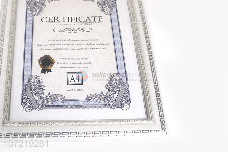 High Quality Wall Handing Plastic Picture Photo Frame For Decoration