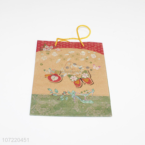 <em>Wholesale</em> Colorful Foldable <em>Gift</em> Bag Portable Paper Handbag