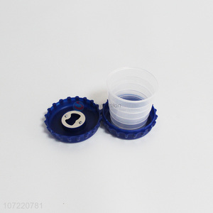 Creative Design Portable Retractable Plastic Cup