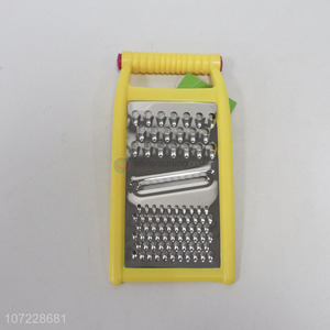 High quality plastic handle multifunctional  stainless steel vegetable grater