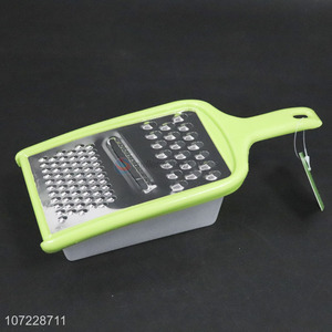 New fashion multifunction stainless steel vegetable grater slicer with storage box