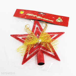 Fashion Design Colorful Christmas Tree Top Star