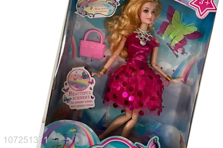 Delicate Design Beautiful Girls Doll Toy Set