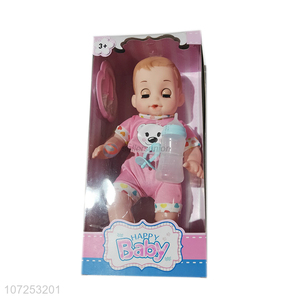 Unique Design Vinyl Cute Baby Doll Play House Toy Set