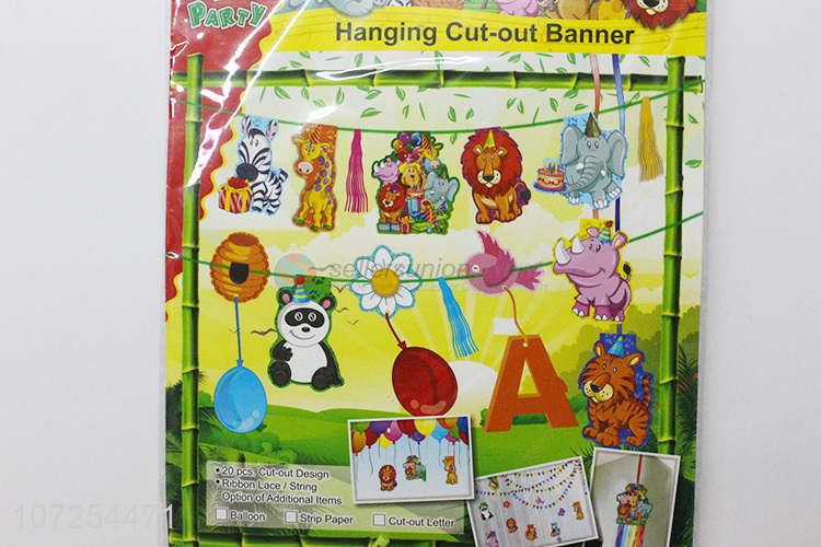 Best sale kids birthday party decoration paper banner set