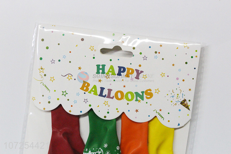 Premium products Christmas party decoration fancy round latex balloon