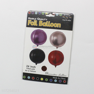 China maker fashion <em>round</em> foil balloon for birthday party decoration