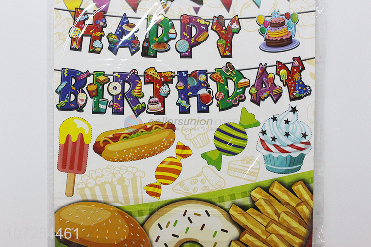 China maker happy birthday banner set birthday party supplies