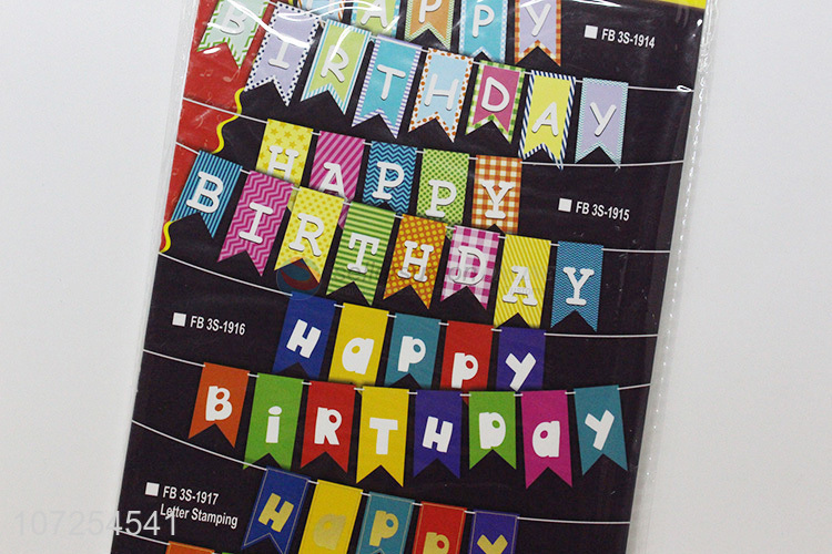 Latest arrival bunting flag banner set birthday party hanging decoration