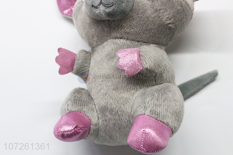 Hot products handmade plush mouse toy cartoon animal toy