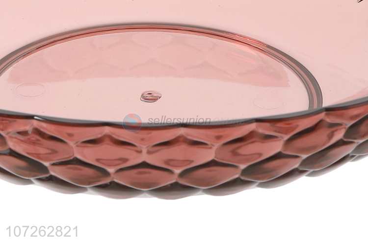 New Products Colorful Household Resin Fruit Plate