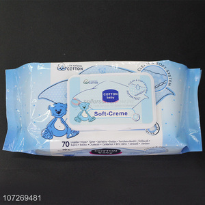 Bottom Price Soft Cleaning Wipes 80Pcs Baby Skincare Wipes