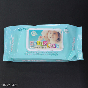 Unique Design Soft Cleaning Wipes 80Pcs Baby Skincare Wipes