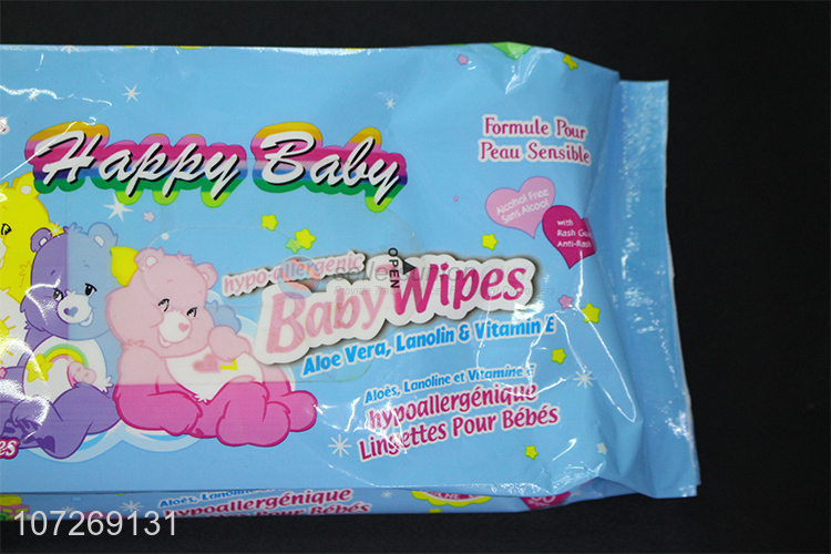 Hot Selling Cute Soft Cleaning Wipes Best 80Pcs Baby Wipes