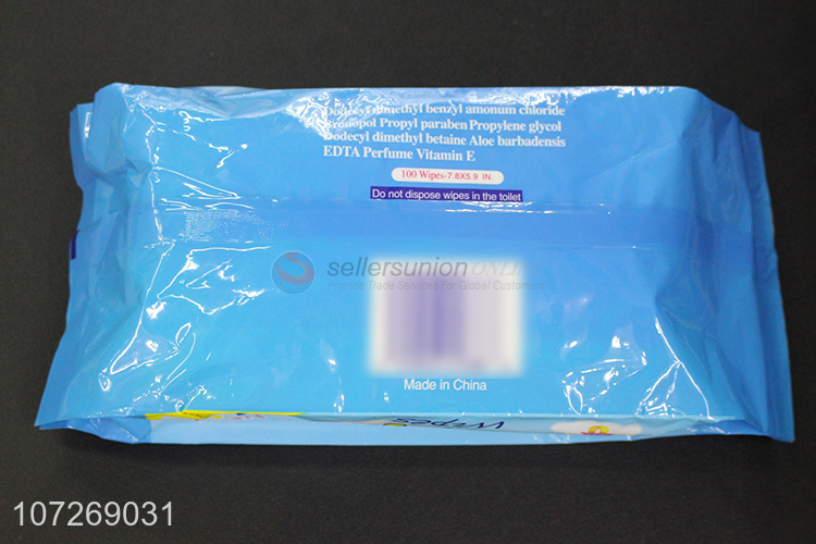 Factory Sell Hypoallergenic And Alcohol Free 80Pcs Baby Cleaning Wipes