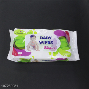 Factory Wholesale Cleaning Use Wipes 80Pcs Pure Soft Wipes