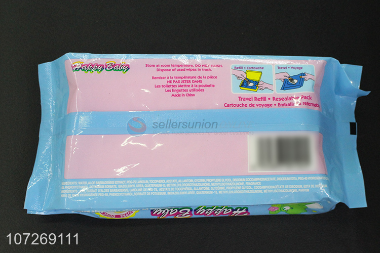 New Product 80Pcs Wipes Cute Soft Cleaning Wipes Baby Wipes