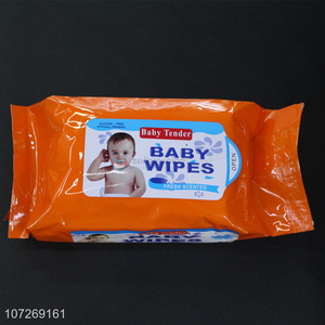 Bottom Price 80Pcs Fresh Scented Baby Wet Wipes Best Cleaning Wipes