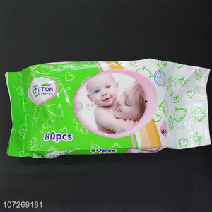 Reasonable Price 80Pcs Cleaning Wipes Best Pure Soft Baby Wipes