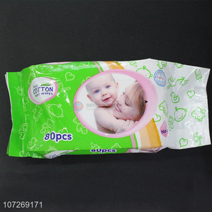 Premium Quality Pure Soft Cleaning Wipes 80Pcs Baby Wipes