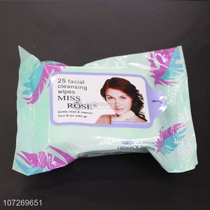 Premium Quality Facial Make Up Cleansing Wipes Cleansing Tissues