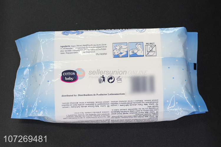 Bottom Price Soft Cleaning Wipes 80Pcs Baby Skincare Wipes