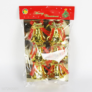 Reasonable Price Gold Plastic Christmas Bells Festival Decorations