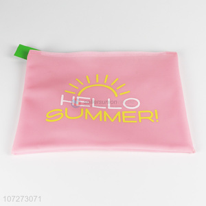 Suitable price fashion pvc pen bag pencil pouch for school and office