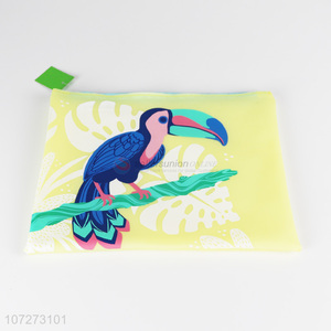 New products stationery toucan printed pvc pen bag pencil bag