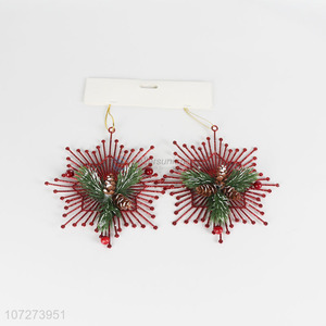Latest design Christmas decoration hanging snowflake pendant