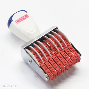 Suitable price office stationery ABS numner stamp roller stamp