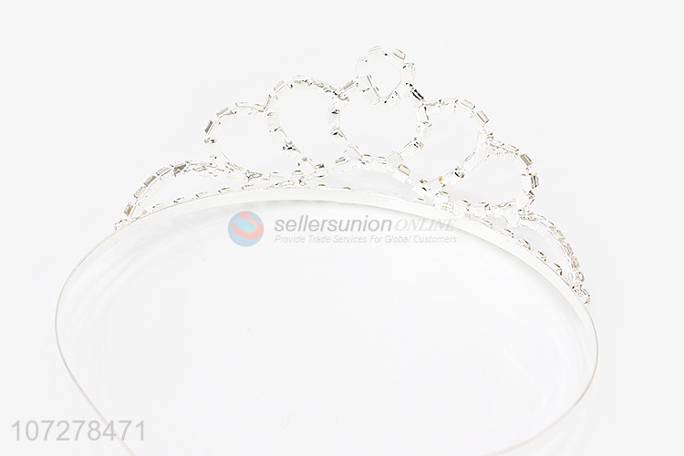 Fashion Design Rhinestone Alloy Crown And Tiaras For Sale