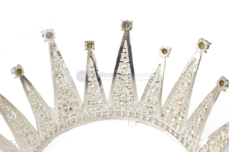 Popular Rhinestone Alloy Queen Crown And Tiaras For Ladies