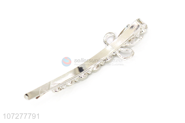 Delicate Design Bowknot Pearls Hair Pin Fashion Bp-Bobby Pin