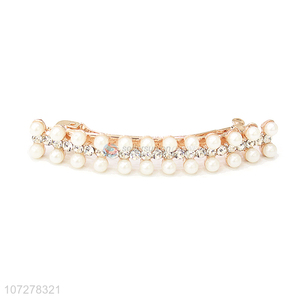 Good Price Pearls Hair Pin Fashion Spring Clip Hair Clip