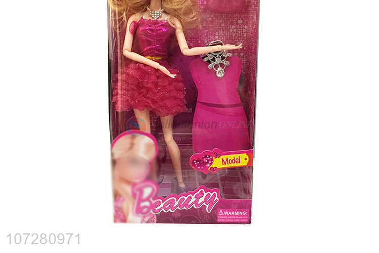 New Arrival Solid Body Joints Doll With Accessories Set Toy