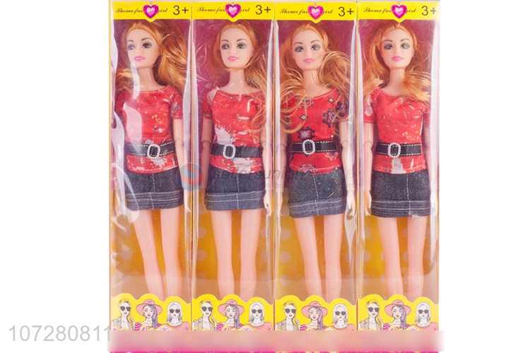 Best Quality Solid Body 11 Joints Beauty Girl Doll Set