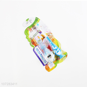 Wholesale popular kids plastic toothbrush with toy watch