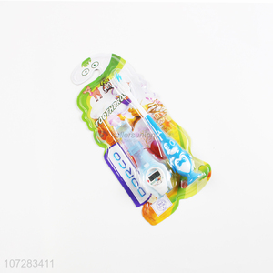 Wholesale popular kids plastic toothbrush with toy watch