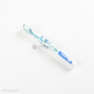Promotional items oem private label plastic toothbrush adult toothbrush with case