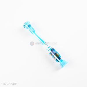 Professional supply cartoon caterpillar handle children plastic toothbrush