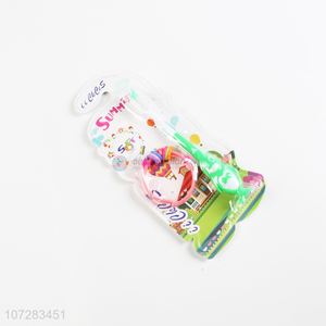 Most popular kids plastic toothbrush with toy bracelet